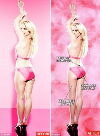 Britney Spears Retouched